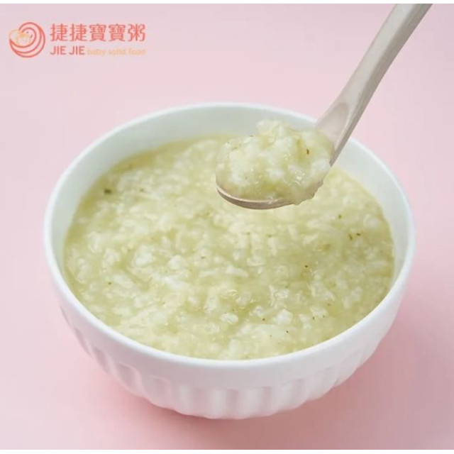 捷捷 副食品-1-04青翠白花豬豬小寶寶粥(120g*4)