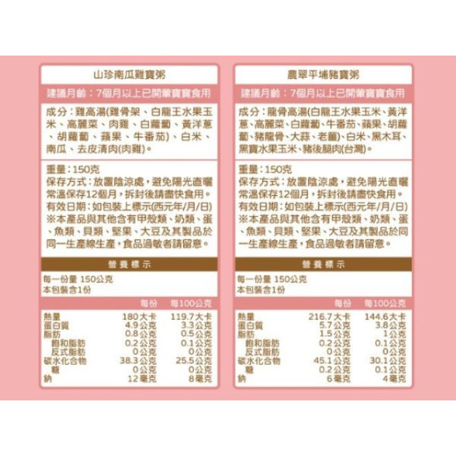 無毒農 粥好禮 常溫麵麵粥到組