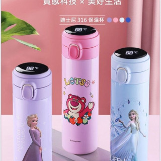 迪士尼感溫不鏽鋼保溫直飲彈跳杯500ML(多款)