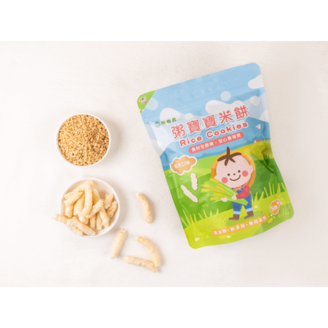 無毒農 袋裝常溫寶寶米餅50G(多款)