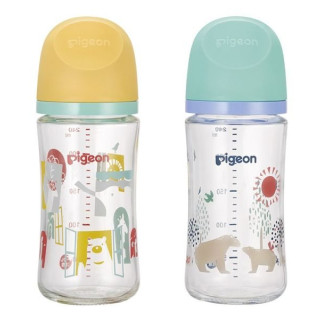 貝親 第三代母乳實感彩繪款玻璃奶瓶240ml(多款)