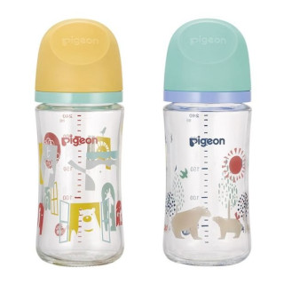 貝親 第三代母乳實感彩繪款玻璃奶瓶240ml(多款)
