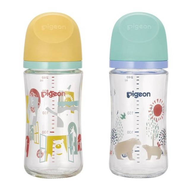 貝親 第三代母乳實感彩繪款玻璃奶瓶240ml(多款)