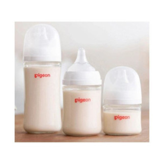 貝親 第三代母乳實感玻璃奶瓶-純淨白160ml