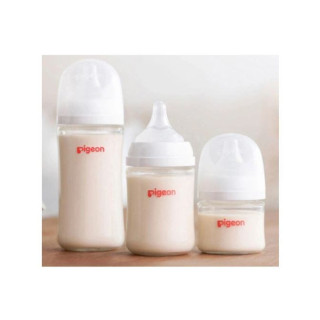 貝親 第三代母乳實感玻璃奶瓶-純淨白160ml