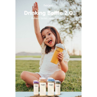 hegen 金色奇蹟PPSU多功能方圓型寬口水瓶2.0 330ml(多款)