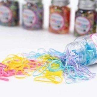 韓國JCA-UniBand罐裝髮圈(小型-2*0.1cm)約500條