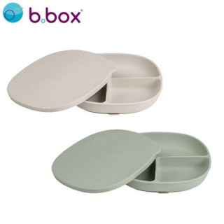 B.BOX 矽膠附蓋吸盤式餐盤(多款)
