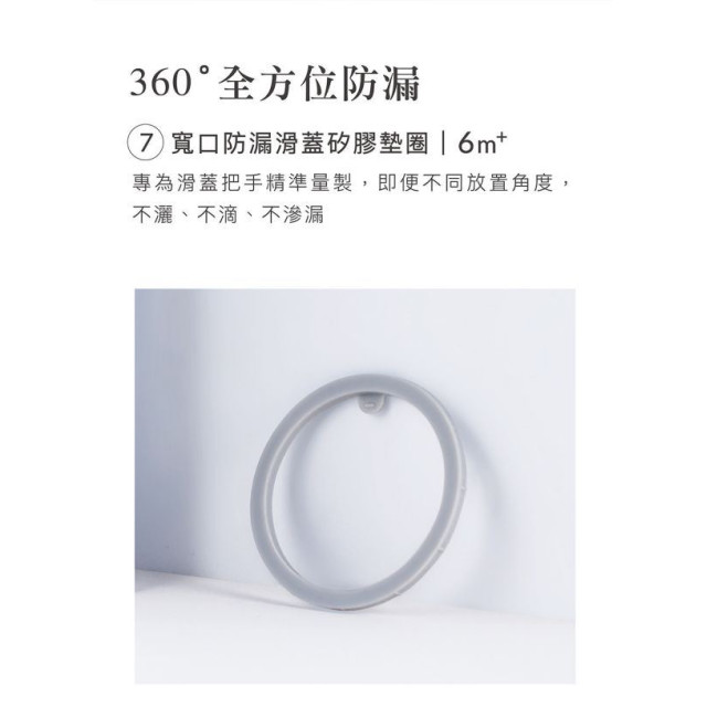 小獅王 蘊蜜寬口防漏滑蓋矽膠墊圈