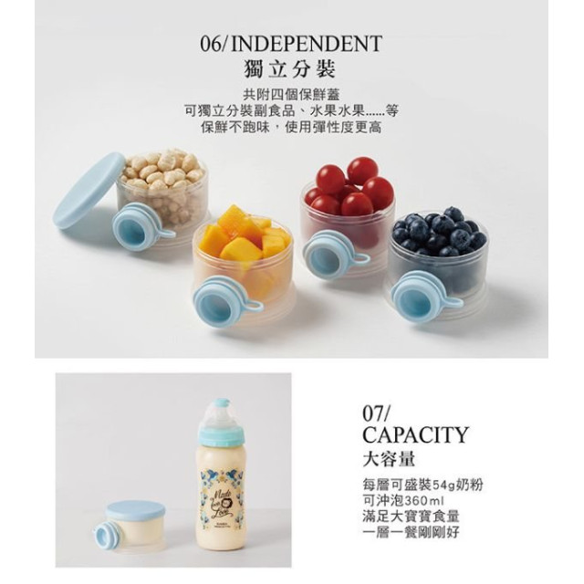 小獅王 溜滑梯專利衛生奶粉盒(多款)