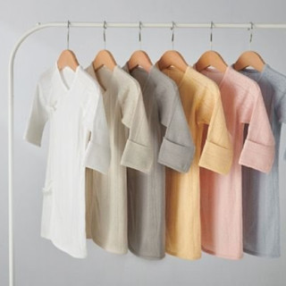 小獅王 Air Upper 透氣棉新生兒反袖肚衣加長款 60cm(長袖)