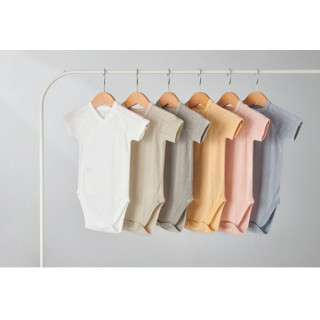 小獅王 Air Upper 透氣棉開襟包屁衣60cm(短袖)