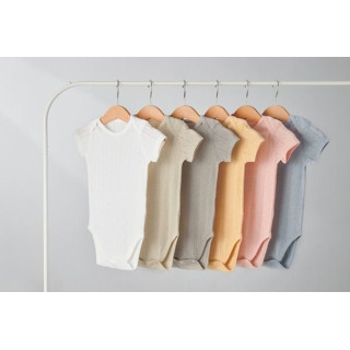 小獅王 Air Upper 透氣棉圓領包屁衣80cm(短袖)