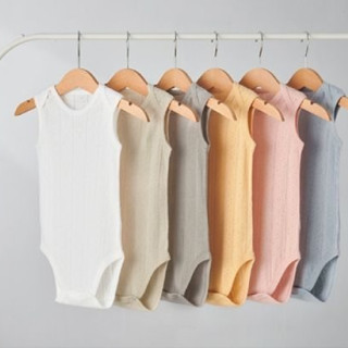 小獅王 Air Upper 透氣棉圓領包屁衣80cm(無袖)