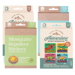 小獅王 長效精油防蚊貼32入(多款)