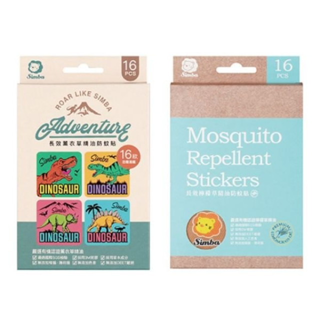 小獅王 長效精油防蚊貼16入(多款)