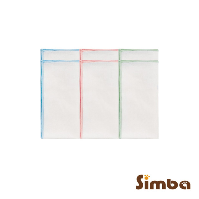 小獅王 極柔感紗布手帕(6入)