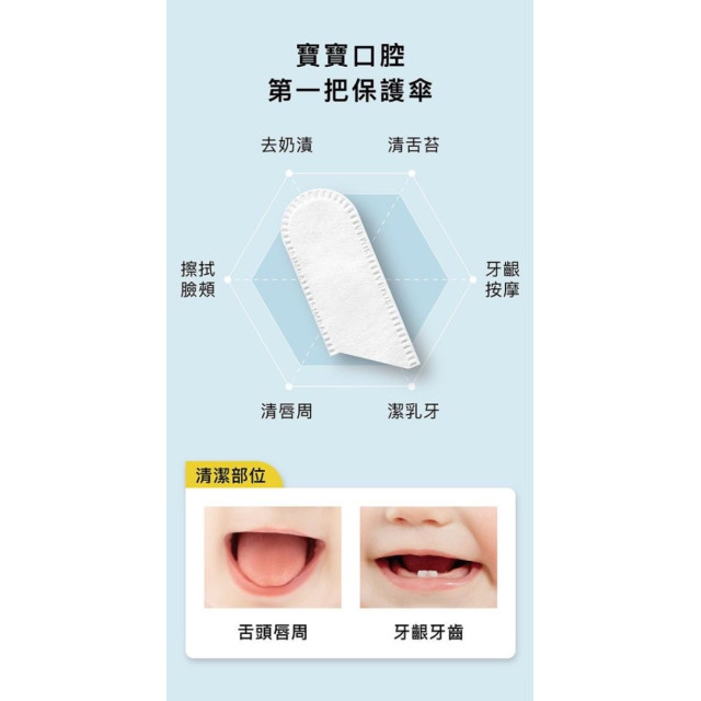 小獅王 Pointy嬰兒口腔清潔指套100入
