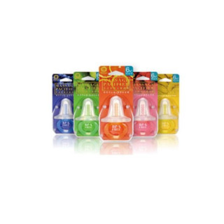 小獅王 雙扁型按摩安撫奶嘴-初生