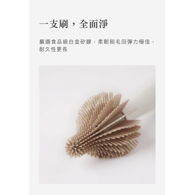 小獅王 超柔無垢白金矽膠奶嘴刷(多款)