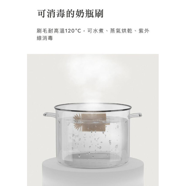 小獅王 超柔無垢白金矽膠奶瓶刷(多款)