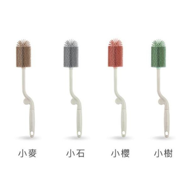 小獅王 超柔無垢白金矽膠旋轉奶瓶刷(多款)