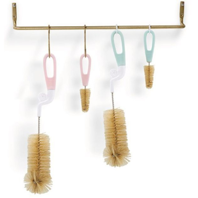 小獅王 旋轉式奶瓶刷(豬毛)