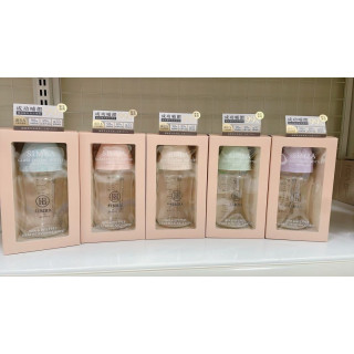 小獅王 蘊蜜質金玻璃寬口防脹氣奶瓶180ml