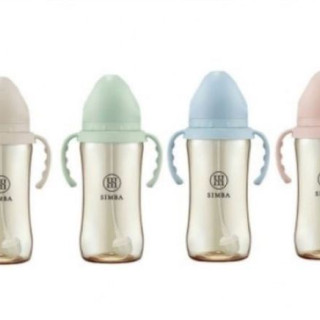 小獅王 蘊蜜鉑金PPSU寬口吸管把手防脹氣奶瓶360ml