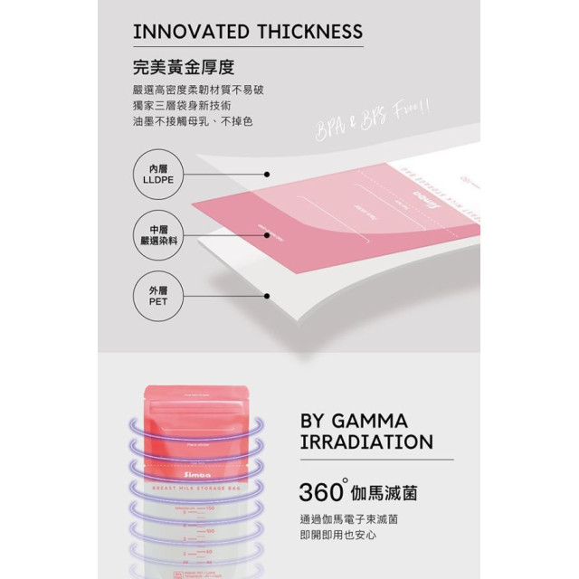 小獅王 母乳儲存袋(20入)