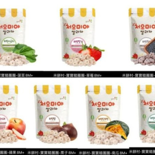 韓國米餅村 寶寶糙米棒-棒狀(多款)