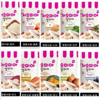 韓國米餅村 寶寶米餅-片狀(多款)