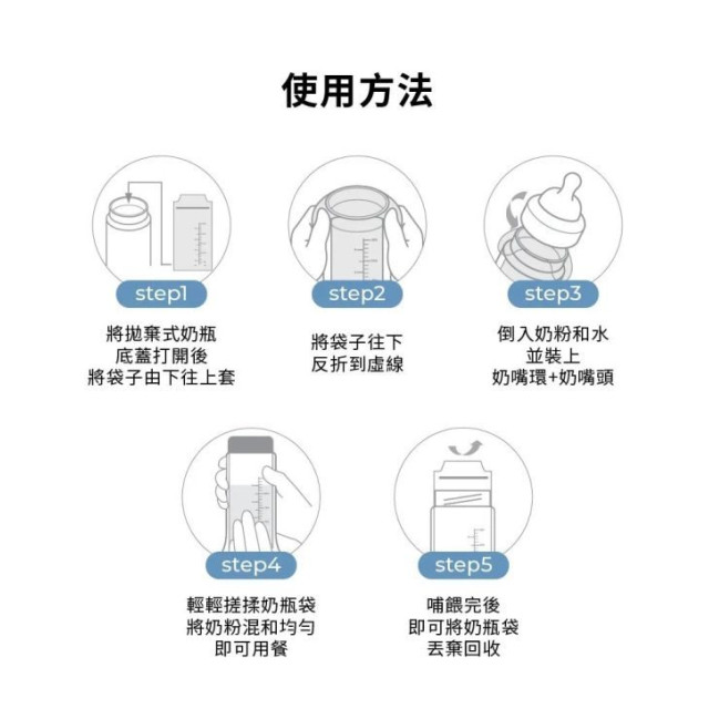 MOTHER-K 溫感拋棄式奶瓶袋LITE輕盈版-120入