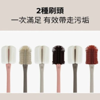 MOTHER-K 極簡奶瓶水杯矽膠海綿刷雙享組(多款)