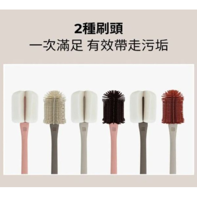 MOTHER-K 極簡奶瓶水杯矽膠海綿刷雙享組(多款)