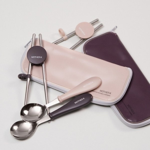 MOTHER-K 輕奢不鏽鋼筷樂學習湯匙套組 3Y+(多款)