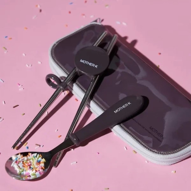 MOTHER-K 輕奢不鏽鋼筷樂學習湯匙套組 3Y+(多款)