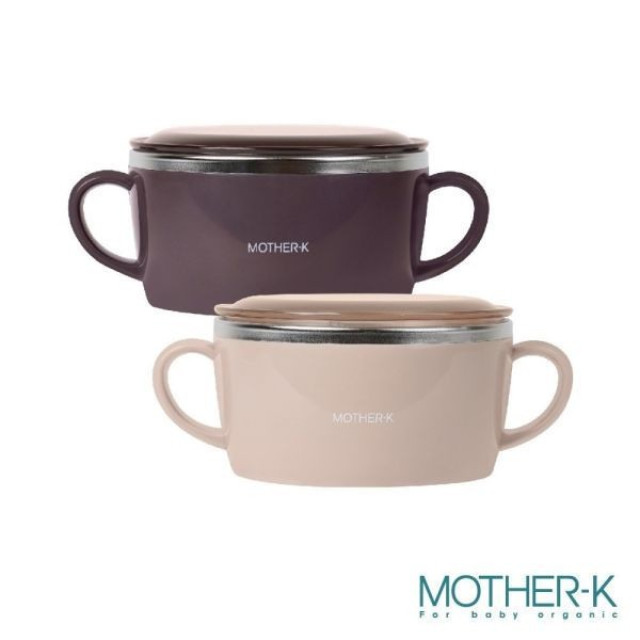 MOTHER-K 輕奢不鏽鋼含蓋兒童餐碗2Y+(多款)