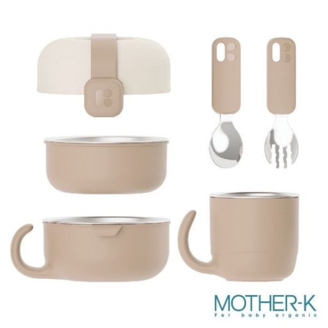 MOTHER-K HUG外出豪華不鏽鋼餐具多件組(多款)