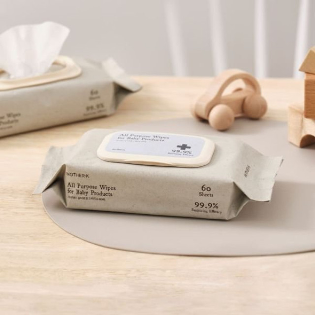 MOTHER-K 淨護酒精清潔濕紙巾60抽
