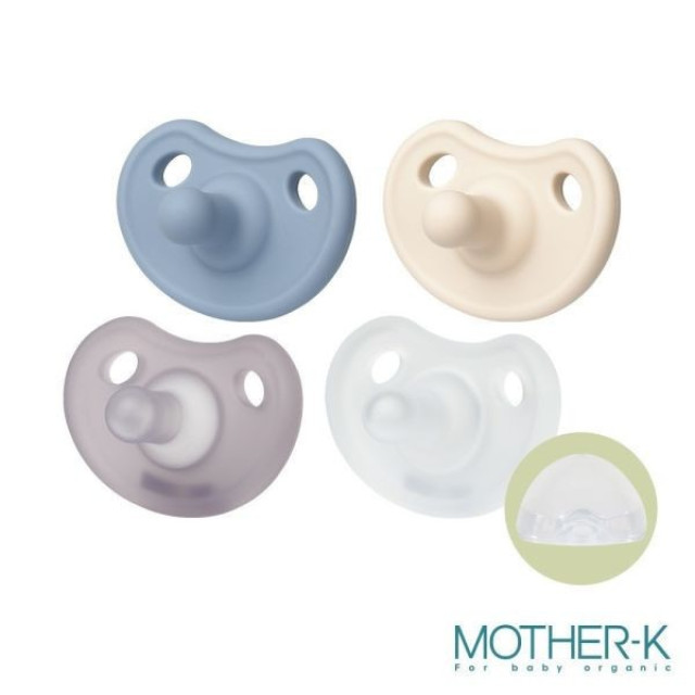 MOTHER-K 極親柔全矽膠安撫奶嘴附收納盒(多款)