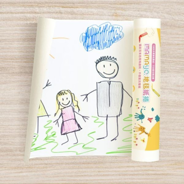 mamayo媽媽友 地毯塗鴉畫紙捲