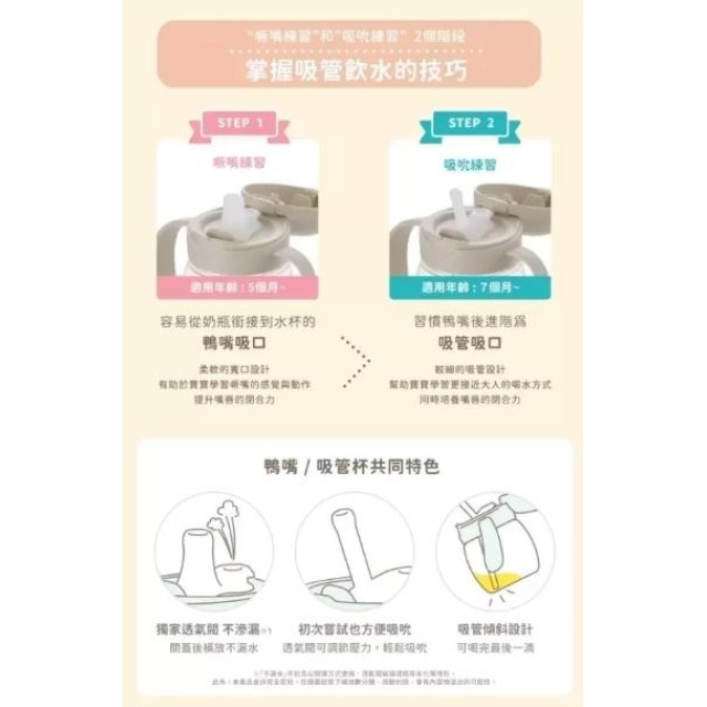 Richell 利其爾 T.L.I第四代吸管水杯200mL(多款)