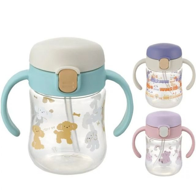 Richell 利其爾 TLI鴨嘴吸管水杯200ml(多款)