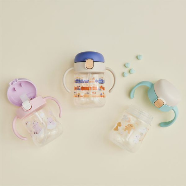 Richell 利其爾 TLI鴨嘴吸管水杯200ml(多款)