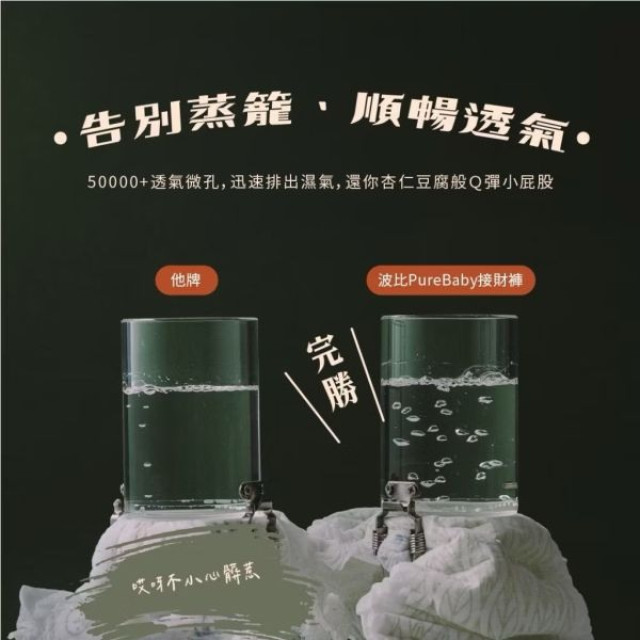 波比 PureBaby植萃抑菌接財褲-箱購褲型(多款)