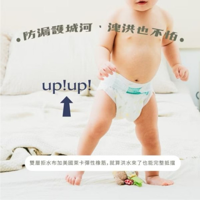 波比 PureBaby植萃抑菌接財褲-箱購黏貼(多款)