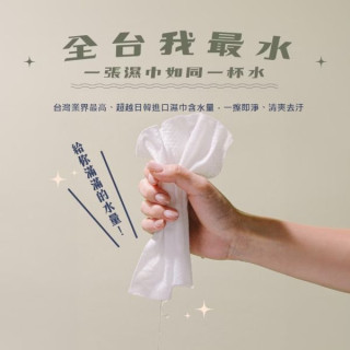 波比 PureBaby天然植萃財水濕巾-箱購80抽*12包