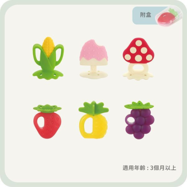 Richell 利其爾 咬咬固齒器(附收納盒)