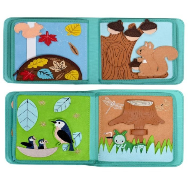 MY FIRST BOOKS 蒙特梭利啟蒙布書-動物冊北歐森林